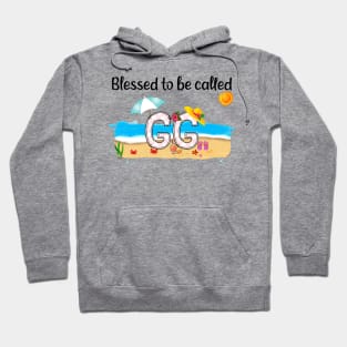 Blessed To Be Called Gg Summer Beach Happy Mother's Hoodie